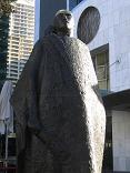 'A Maori Figure in a Kaitaka Cloak' Sculpture